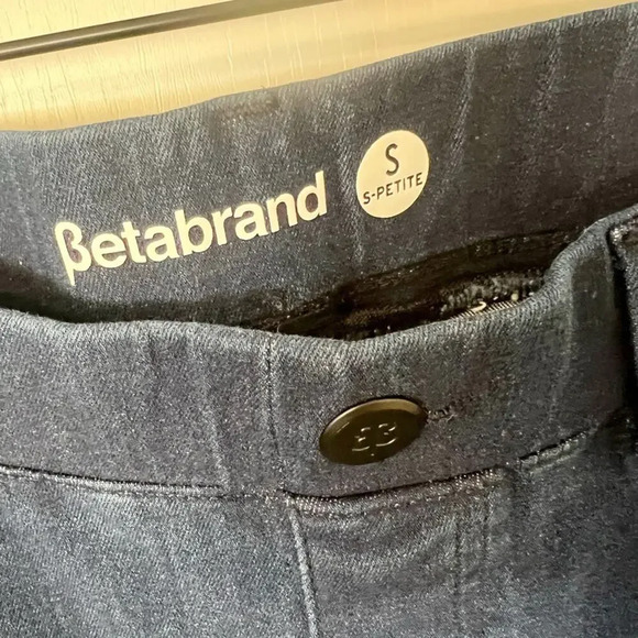 BETABRAND Straight Leg‎ 4 Pocket Yoga Denim in Dark Indigo size Small Petite - Picture 6 of 6